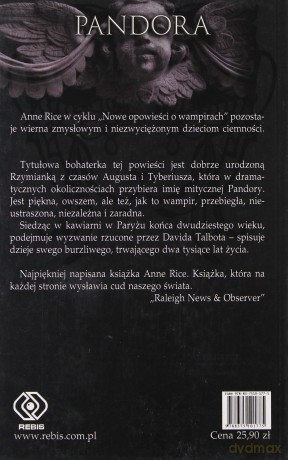 Pandora - Anne Rice [KSIĄŻKA]