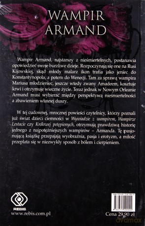 Wampir Armand - Anne Rice [KSIĄŻKA]