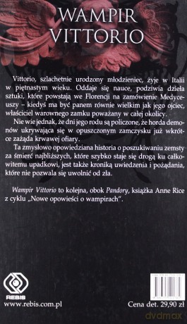 Wampir Vittorio - Anne Rice [KSIĄŻKA]