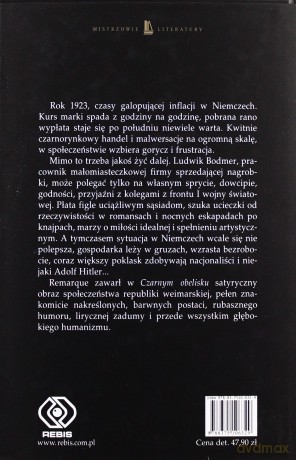 Czarny Obelisk - Maria Erich Remarque [KSIĄŻKA]