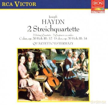 Joseph Haydn: Joseph Haydn: 2 Strichquartette nr.32 op.20 nr.2/nr.34 op.20 nr.4, Quartetto Esterhazy Amsterdam [CD]