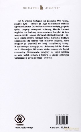 Baltazar I Blimunda - Jose Saramago [KSIĄŻKA]