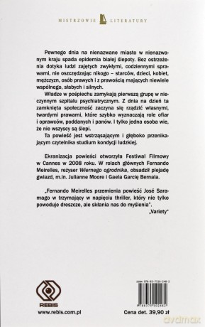 Miasto Ślepców - Jose Saramago [KSIĄŻKA]