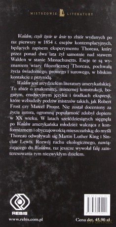 Walden - David Henry Thoreau [KSIĄŻKA]