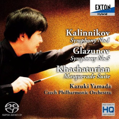 Kazuki Yamada: Kalinnikov: Symphony No. 1, Glazunoz: Symphony No. 5, Khachaturian: Masquerade Suite [2CD]