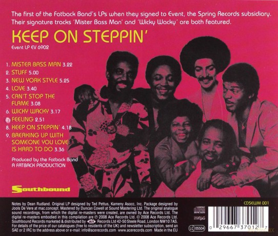 The Fatback Band: Keep on Steppin' [CD]