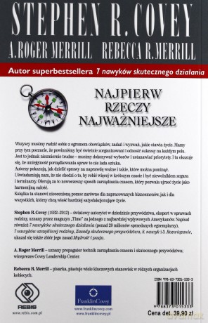 Najpierw Rzeczy Najważniejsze - M.R. Stephen Covey, R.&R Merrill [KSIĄŻKA]