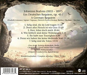 Johannes Brahms: Kempe,Rudolf - Ein Deutsches Requiem-German Requiem [CD]