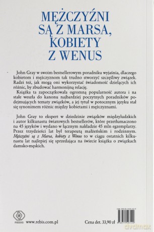 Mężczyźni Są Z Marsa, Kobiety Z Wenus - John Gray [KSIĄŻKA]