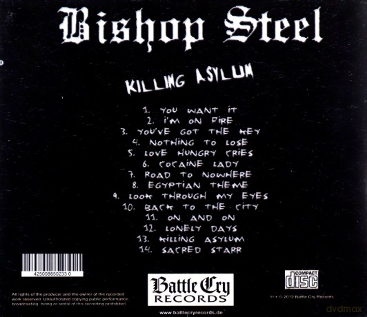 Bishop Steel: Killing Asylum [CD]
