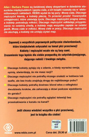 Dlaczego Mężczyźni Nie Potarfią Robić Dwóch Rzeczy Równocześnie, A Kobiety Na Moment Nie Przestają Gadać - Alan, Barbara Pease [KSIĄŻKA]
