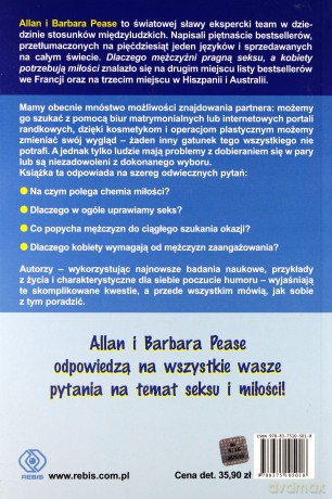 Dlaczego Mężczyźni Pragną Seksu, A Kobiety Potrzebuja Miłości - Alan, Barbara Pease [KSIĄŻKA]