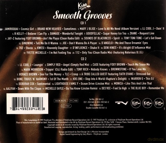 Kiss Smooth Grooves [CD]