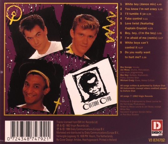 Culture Club: Kissing To Be Clever [CD]