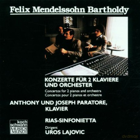 a.u.j. Paratore: Konz.Es-Dur F.2 Klaviere [CD]