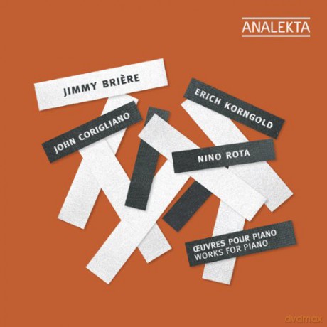 Jimmy Briere: Korngold Rota Corigliano: Works For Piano [CD]