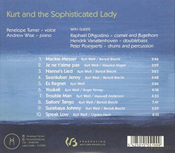 Kurt and the Sophisticated Lady: Kurt And The Sophisticated Lady - Weill Time: A Black Tango [CD]