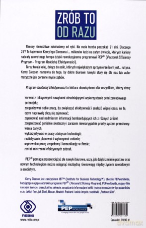 Zrób To Od Razu. Program Osobistej Efektywności - Kerry Gleeson [KSIĄŻKA]