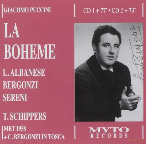 Giacomo Puccini: La Boheme - Albanese - Bergonzi - Sereni - T.Schippers [2CD]