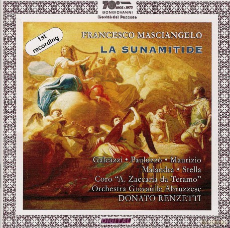 F. Masciangelo: La Sunamitide [CD]