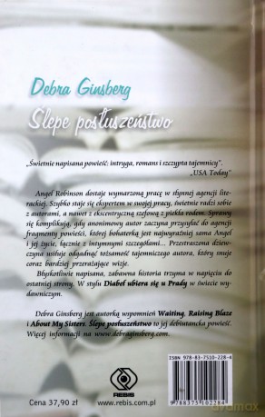 Ślepe Posłuszeństwo - Debra Ginsberg [KSIĄŻKA]