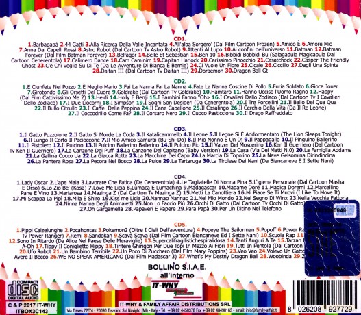 Le 150 Canzoni Piu' Belle Per Bambini [5CD]