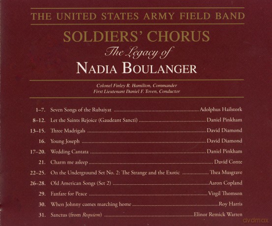 Hailstork: Legacy of Nadia Boulanger [CD]