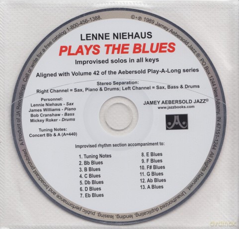 Lennie Niehaus: Lennie Niehaus Plays the Blues: Companion Only [CD]