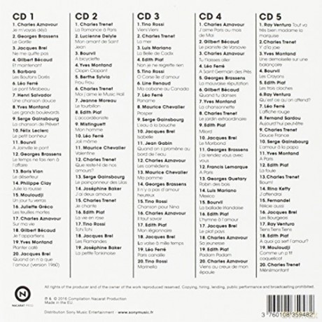 Les Indispensables:Chansons [5CD]