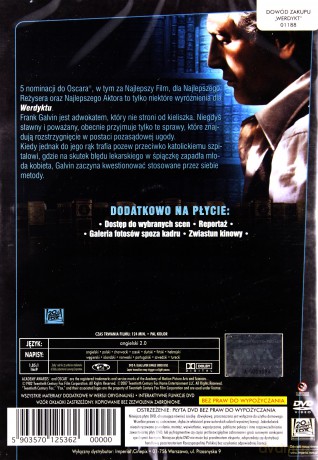 Werdykt [DVD]
