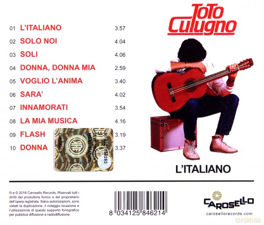 Toto Cutugno: L'Italiano [CD]