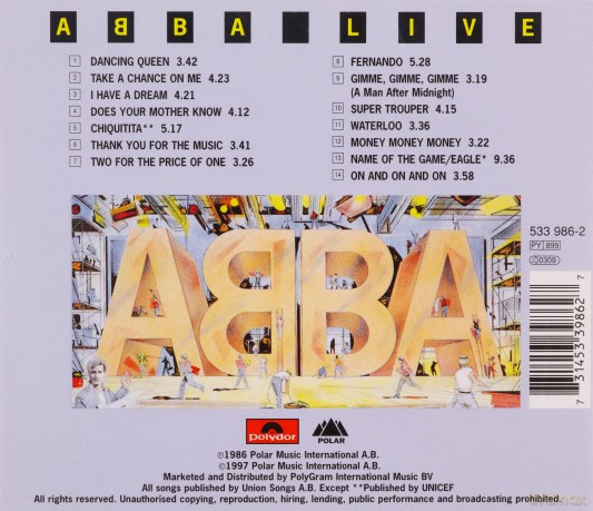 Abba: Live [CD]