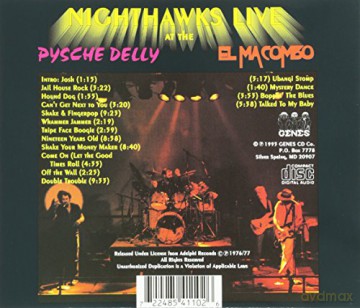 Nighthawks: Live [CD]