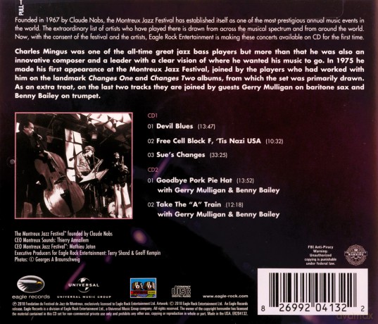 Charles Mingus: Live At Montreux 1975 [CD]