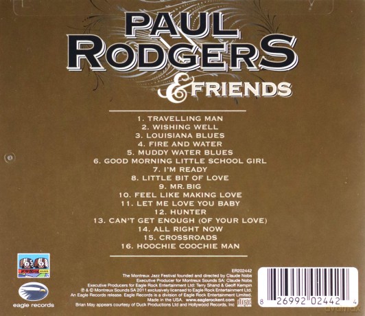 Paul Rodgers: Live at Montreux 1994 [CD]