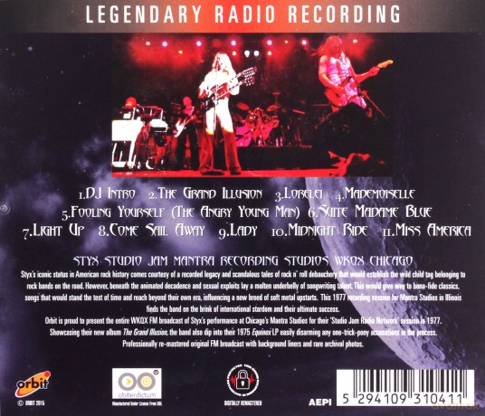 Styx: Live in Chicago [CD]