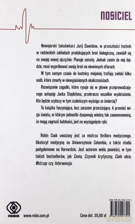 Nosiciel - Robin Cook [KSIĄŻKA]