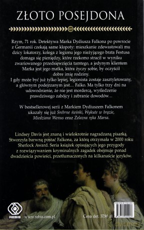 Złoto Posejdona - Lindsey Davis [KSIĄŻKA]
