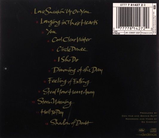 Bonnie Raitt: Longing in Their Hearts [CD]