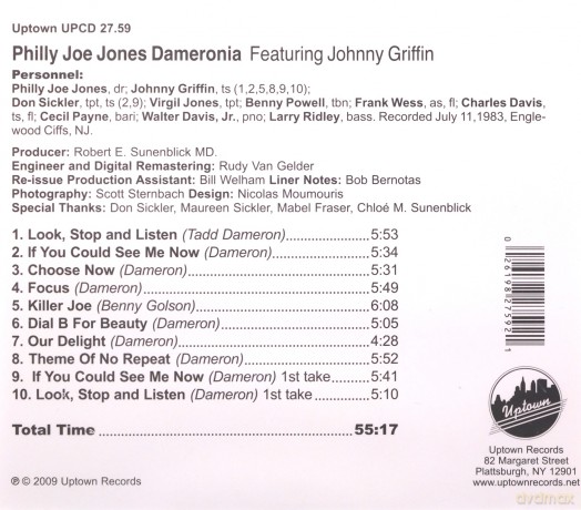 Philly Joe Jones: Look Stop And Listen [CD]
