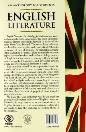 English Literature. An Anthology For Students Vol.1 - Krzysztof Fordoński [KSIĄŻKA]