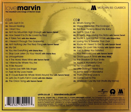 Marvin Gaye: Love Marvin [CD]
