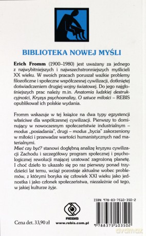 Mieć Czy Być? - Erich Fromm [KSIĄŻKA]