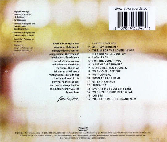 Babyface: Love Songs [CD]