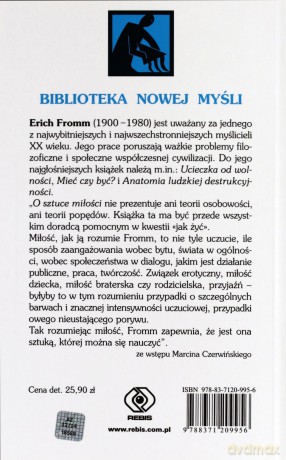 O Sztuce Miłości - Erich Fromm [KSIĄŻKA]