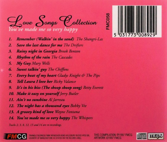 Love Songs Collection Vol. 1 [CD]