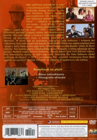 Pięć łatwych utworów (Legendy Hollywood) [DVD]