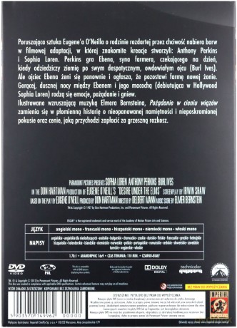 Pożądanie w cieniu wiązów (Legendy Hollywood) [DVD]