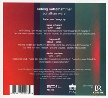 Mittelhammer,Ludwi: Ludwig Mittelhammer Sings [CD]