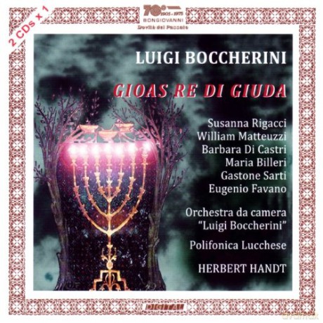 Susanna Rigacci: Luigi Boccherini: Gioas Re Di Giuda [2CD]